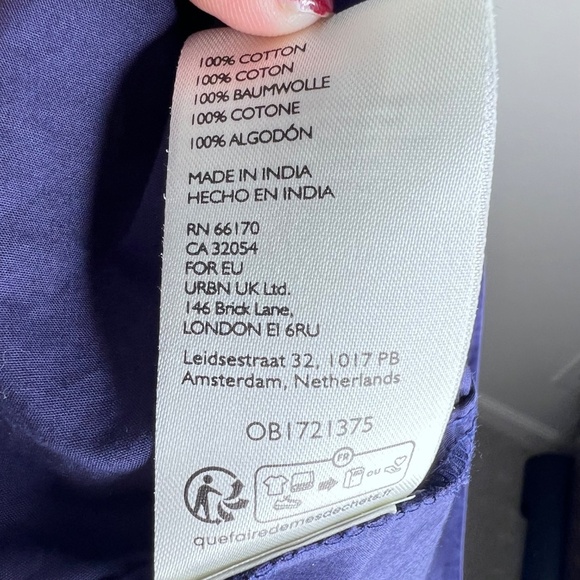 Free People Bluebell Maxi Smocked Sun Dress Tie Strap S - Picture 8 of 8